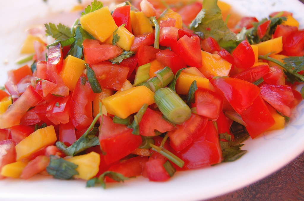 Mango-Tomato Summer Salsa Mango-Tomato Summer Salsa picture